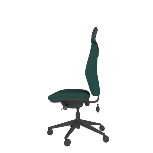 Solo Medium Back Chair Small Seat with Headrest